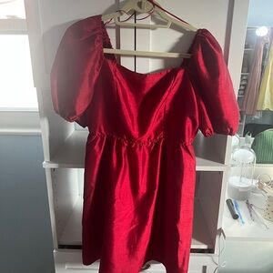 Copper Key Red Mini Dress